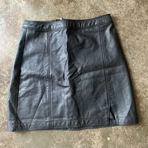 Abercrombie Faux Leather Skirt